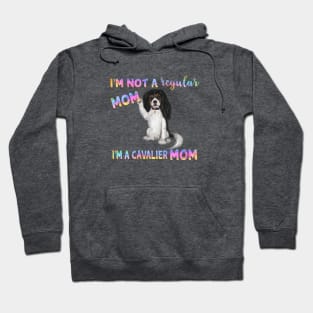 I'm Not a Regular Mom, I'm a Cavalier Mom, Tri-Colored Hoodie